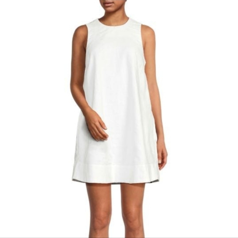 rag & bone Rosalind A-line Cotton-Linen Minidress w Pockets 1️⃣